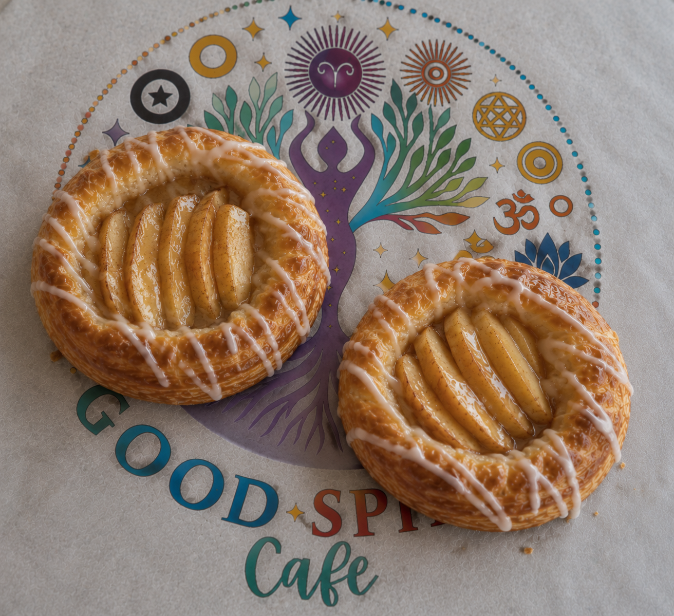 Apple danish at Good Spirit Cafe